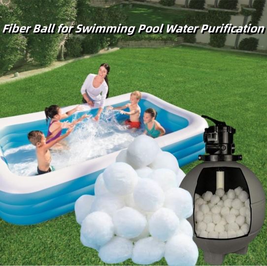 50-60mm Backwash Clean Polyester Fiber Filter Ball For Swimming Pool Water Treatment50-60mm