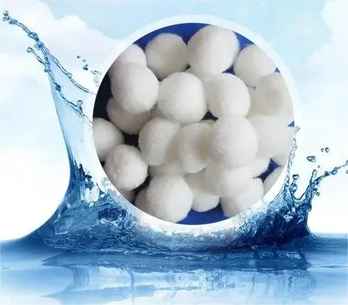 Pool Filter Balls White Material Polyethylene High Filtration Accuracy Filter Balls