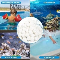 Akvārija filtrbumbas smilšu nomaiņa, poliestera šķiedras lodīšu baseina filtra tīrīšanas bumba